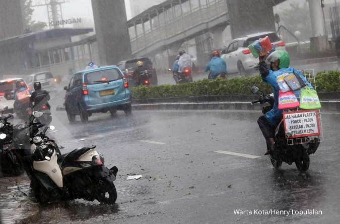 Cuaca Hari Ini di Jabodetabek Hujan, Berpotensi Turun pada Pagi hingga Dini Hari