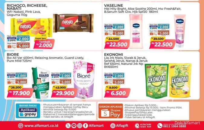 Promo PSM Alfamart Akhir Oktober 2025, Promo Biore & Sabun Ekonomi Promo PSM Alfamart Akhir Oktober 2025, Promo Biore & Sabun Ekonomi