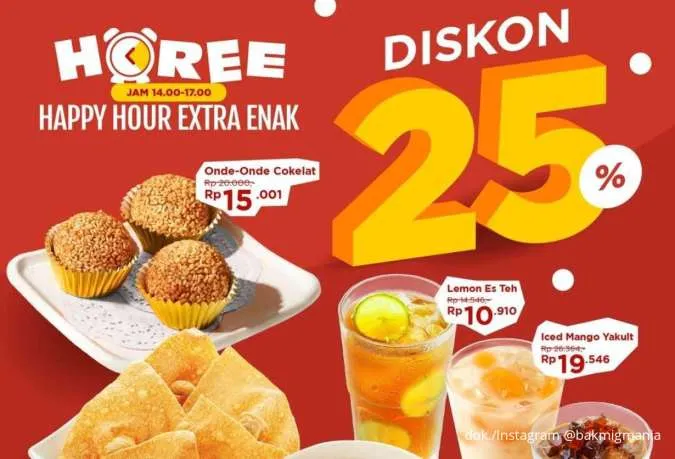 Desember Makin Irit dengan Promo Horee Bakmi GM Diskon sampai 25%, Cek Jamnya