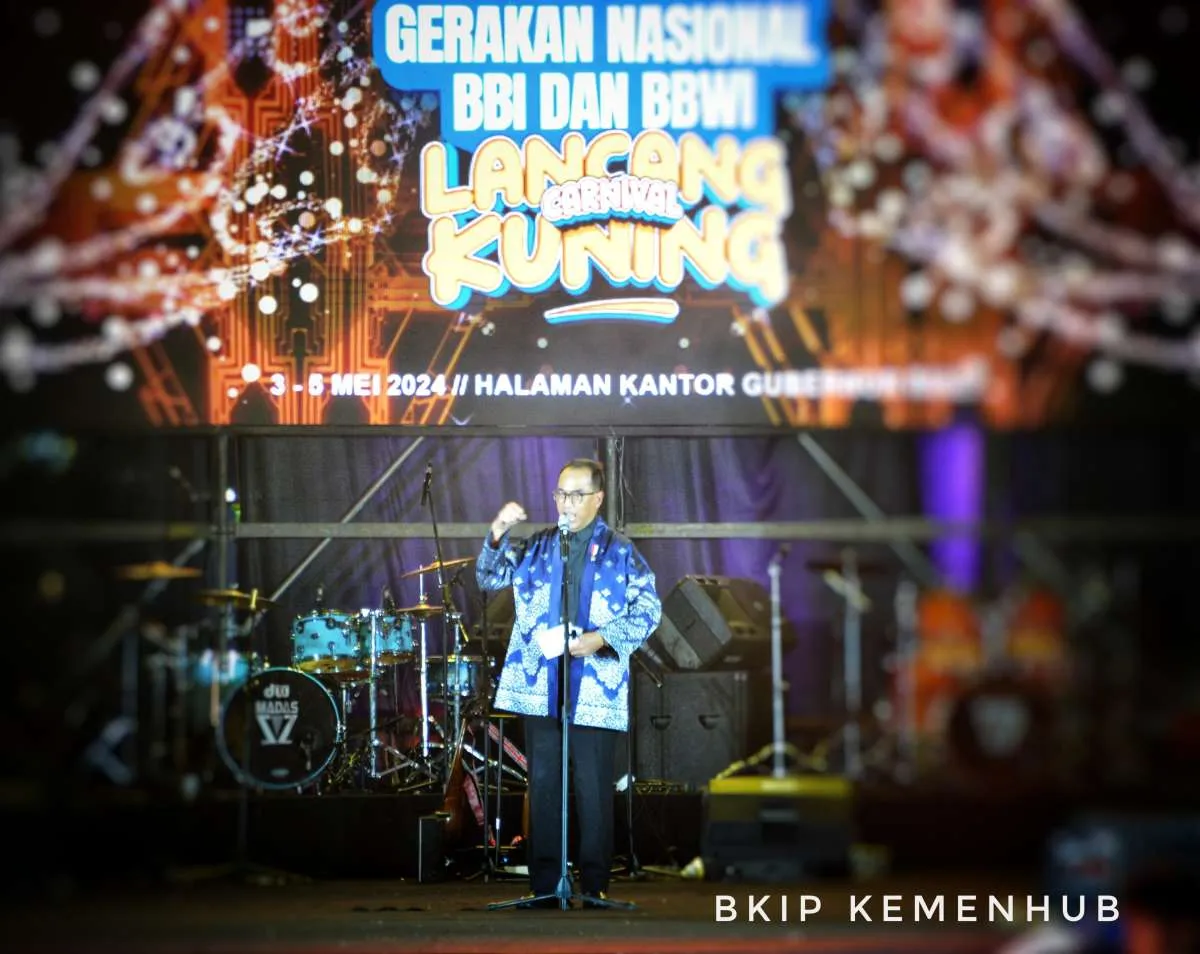 Menhub: Kita Perlu Konsisten dan Kolaborasi Dukung Gerakan Nasional BBI dan BBWI