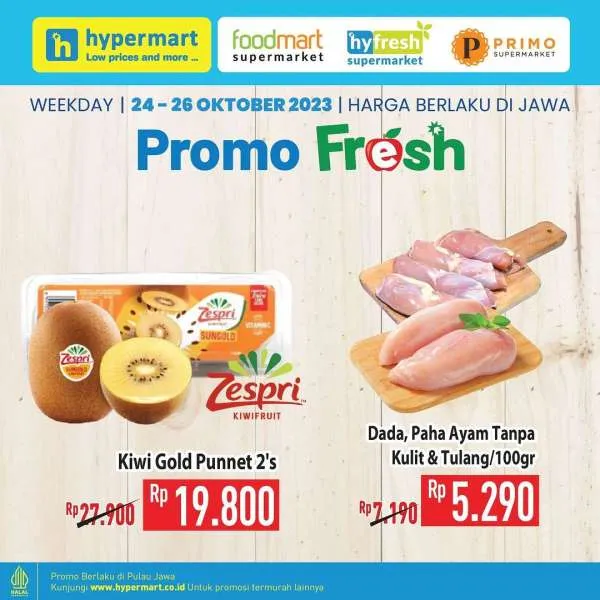 Promo Hypermart Hyper Diskon Weekday Periode 24-26 Oktober 2023