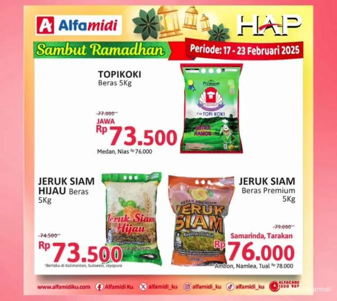 Promo Alfamidi Hemat Satu Pekan Periode 17-23 Februari 2025