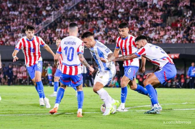 Hasil Pertandingan Paraguay vs Argentina: Lionel Messi dkk Kalah 2-1