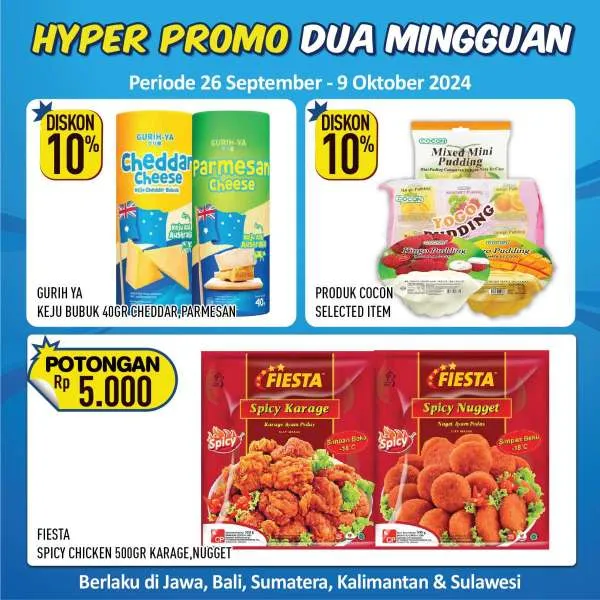 Promo Hypermart Dua Mingguan Periode 26 September-9 Oktober 2024