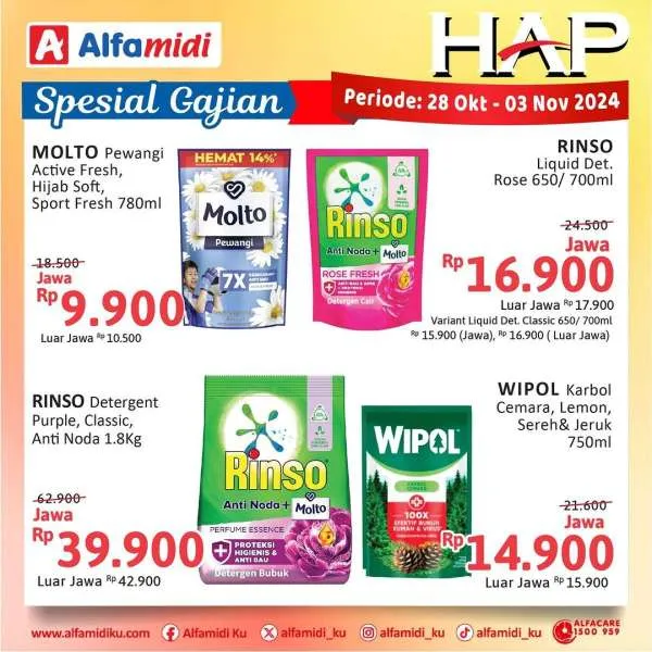 Promo Alfamidi Hemat Satu Pekan Periode 28 Oktober-3 November 2024