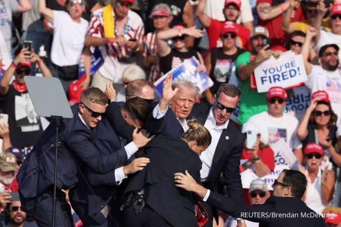 Pasca Penembakan, Trump Tetap Lanjutkan Kampanye ke Milwaukee, Wisconsin