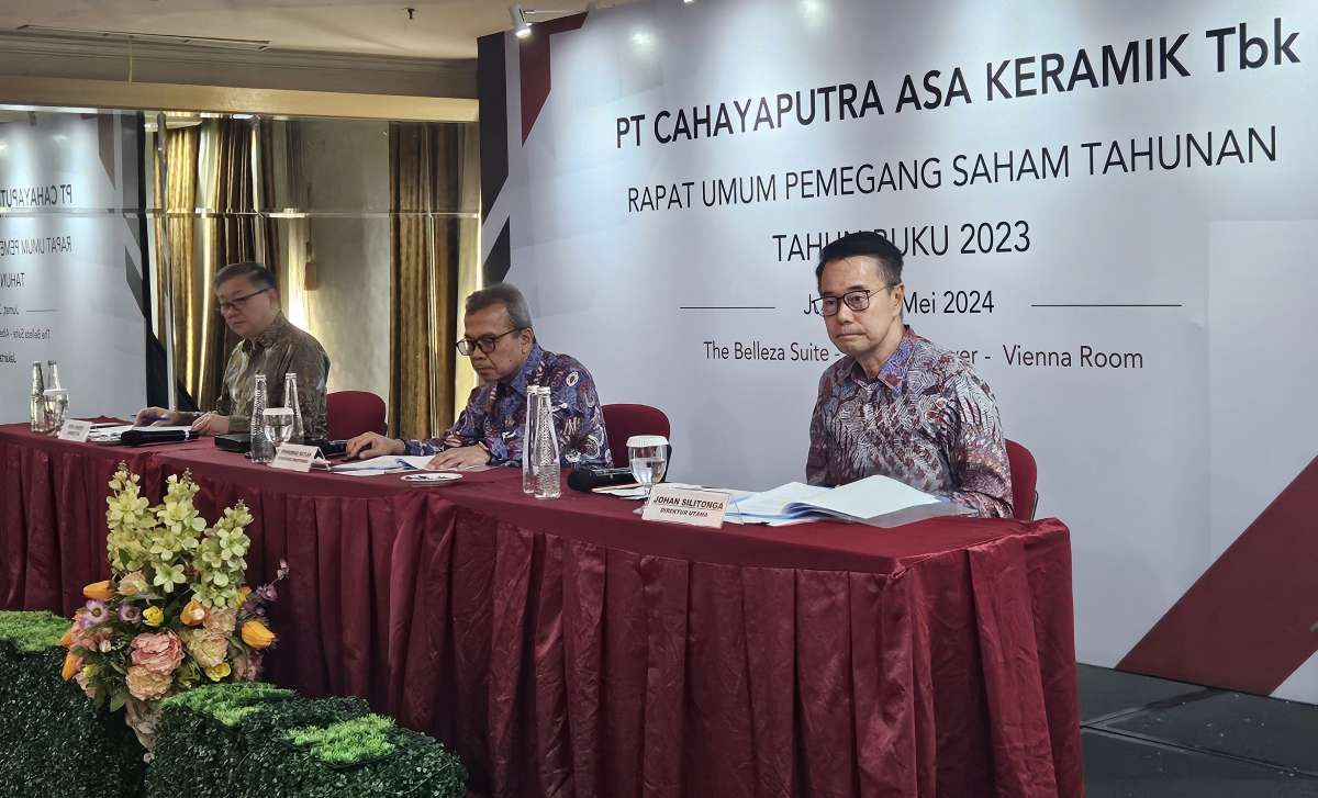 Cahayaputra Asa Keramik (CAKK) Catat Rugi Bersih Rp 34,09 Miliar