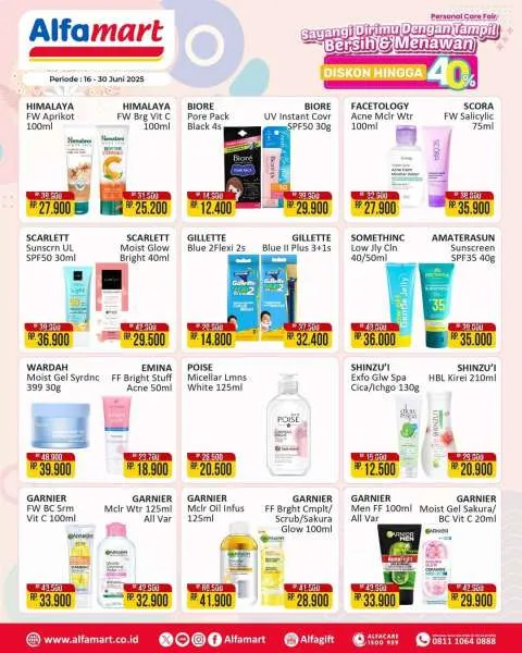 Promo Alfamart Personal Care Fair Periode 16-30 Juni 2025