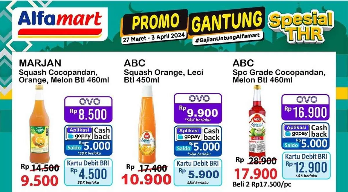 Promo Alfamart Gantung Spesial THR Akhir Maret 2024, Ekstra Diskon Harga Lebih Murah