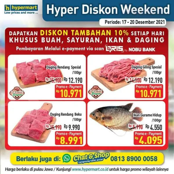 Promo Hypermart 17-20 Desember 2021