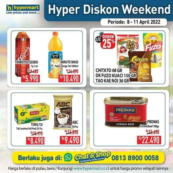 Promo JSM Hypermart 8-11 April 2022, Hyper Diskon Weekend Terbaru