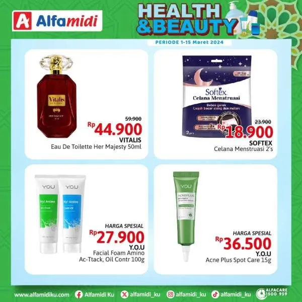 Promo Alfamidi Health & Beauty Periode 1-15 Maret 2024