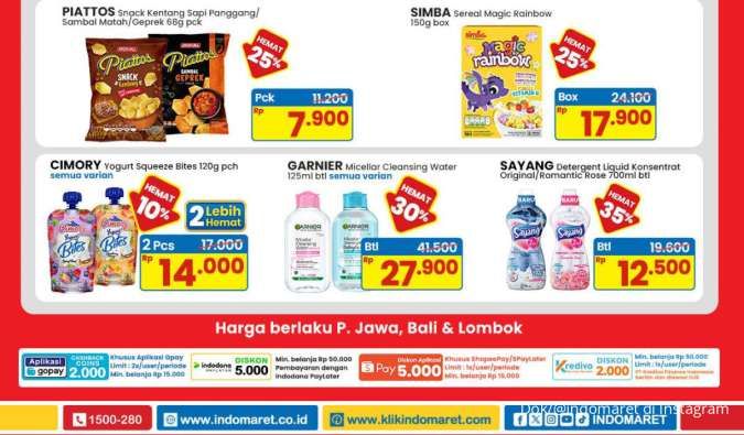 Promo Indomaret Weekend Terbaru Mei 2025, Garnier dan Deterjen Hemat Sampai 35%