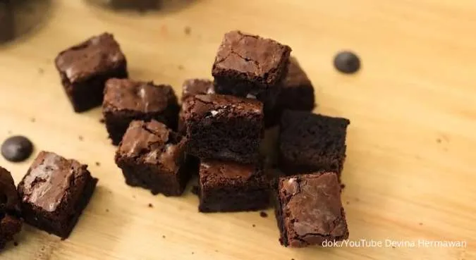 Resep Brownies Fudgy Cokelat
