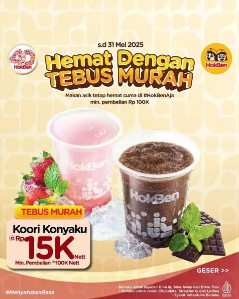 Promo Hokben Tebus Murah Koori Konyaku