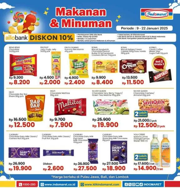 Promo Indomaret Super Hemat Periode 9-22 Januari 2025