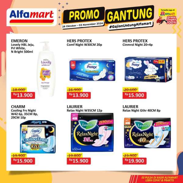 Promo Alfamart Gantung 28 Oktober-3 November 2024