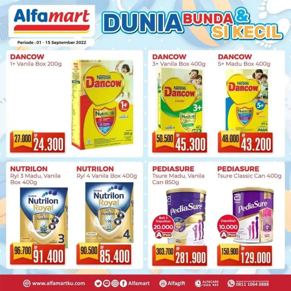Manfaatkan Promo Alfamart Terbaru s/d 15 September 2022 untuk Belanja Hemat Susu Anak
