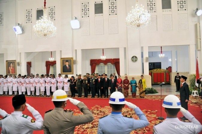 Jokowi kukuhkan Paskibraka 2018