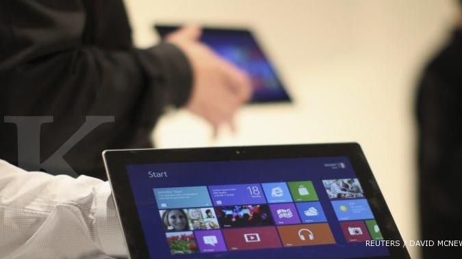 Tantang Apple, Microsoft luncurkan tablet anyar