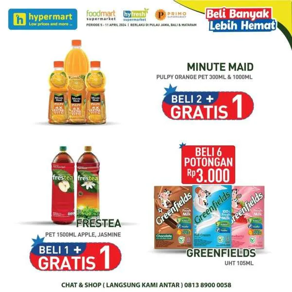 Promo Hypermart Beli Banyak Lebih Hemat Periode 5-11 April 2024