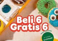 Promo Dunkin Beli 6 Gratis 6 sampai 31 Juli, Pakai Grab E-Voucher Cuma Rp 80.000-an
