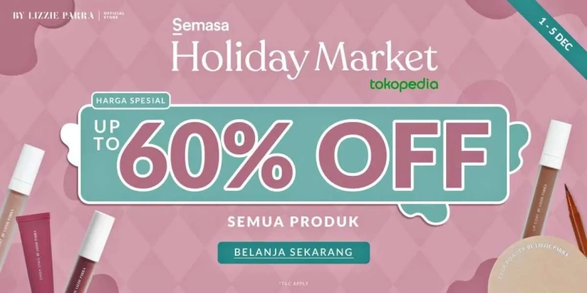 Promo Makeup BLP Periode 1-5 Desember 2021, Ada Potongan Harga Spesial hingga 60%!