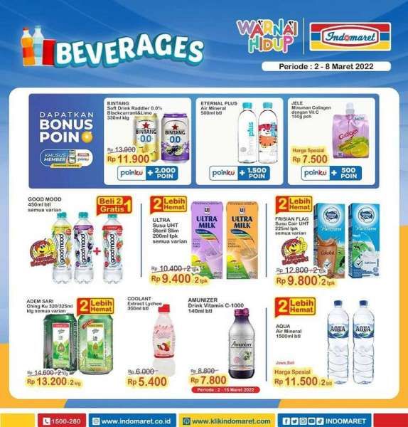 Promo Indomaret Super Hemat Mingguan Terbaru di 2-8 Maret 2022