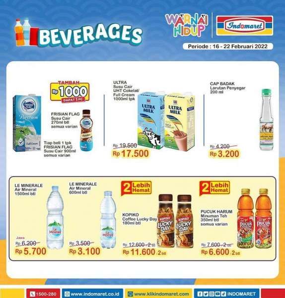 Promo Indomaret Super Hemat Mingguan Terbaru 16-22 Februari 2022