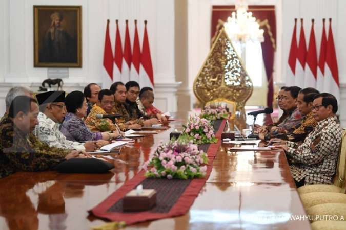 Presiden Jokowi bertemu tokoh anggota BPIP di Istana Merdeka