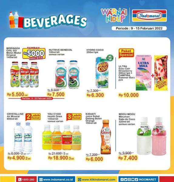 Promo Indomaret Super Hemat Mingguan 9-15 Februari 2022