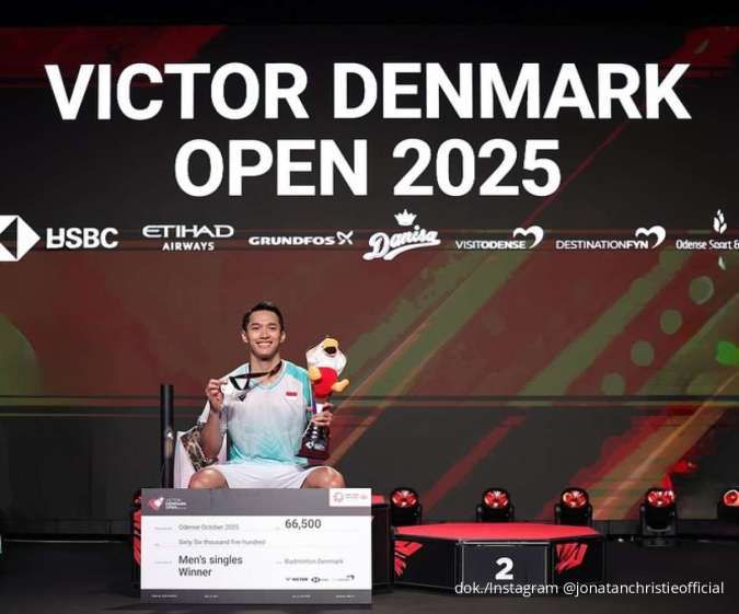 Daftar Hadiah Uang Denmark Open 2025, Jojo Sabet Gelar Juara Bawa Pulang Rp 1 Miliar