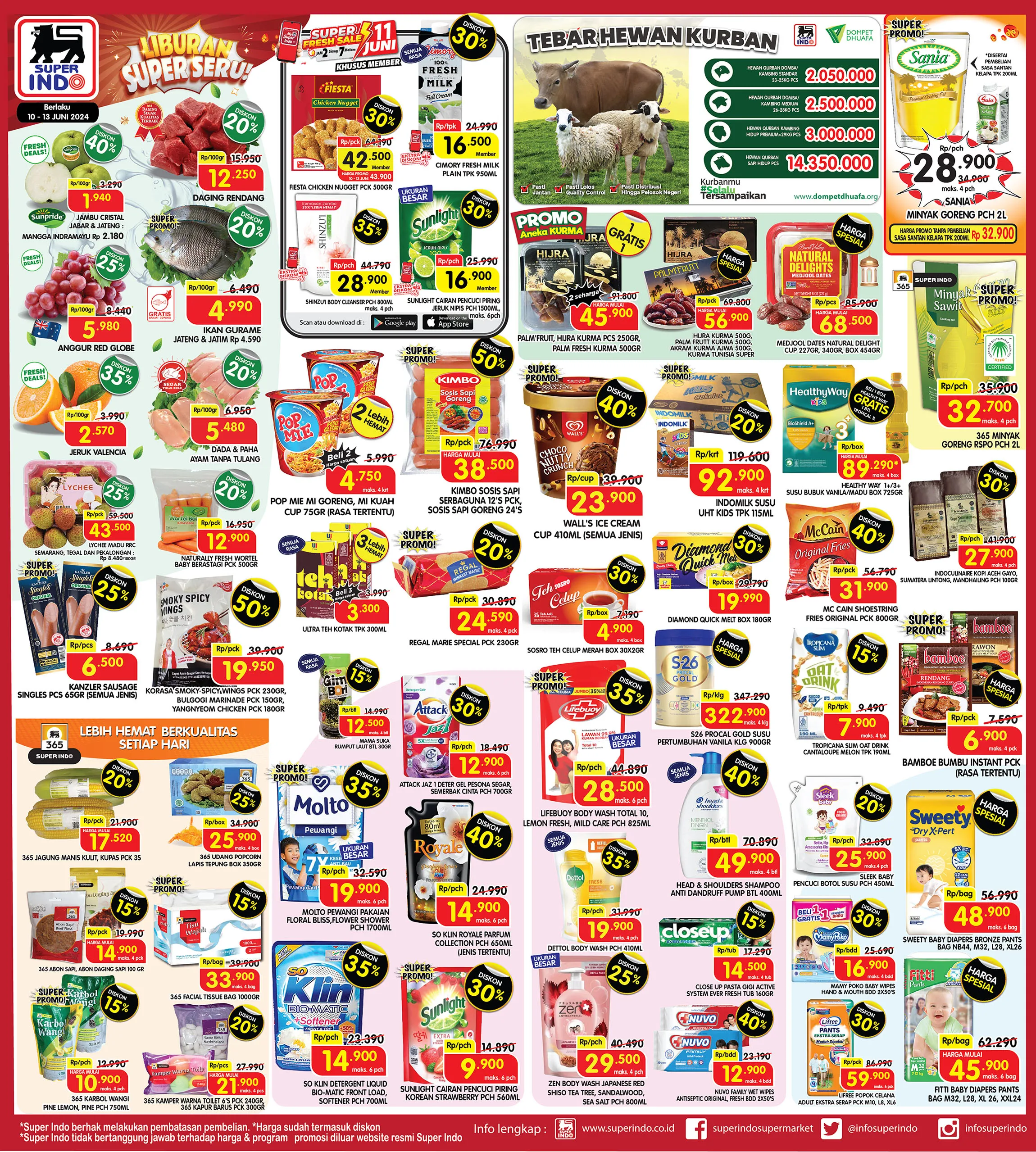 Promo Superindo Weekday Periode 10-13 Juni 2024