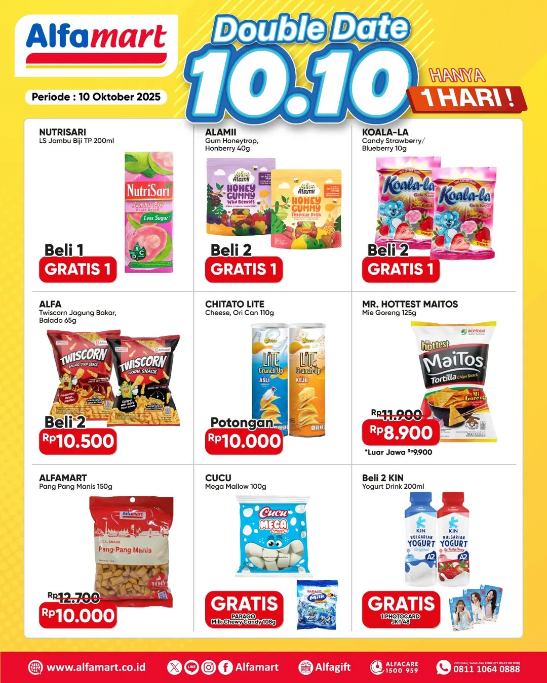Promo 10.10 Alfamart Periode 10 Oktober 2025