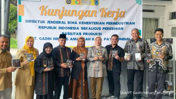 Dirjen IKMA Resmikan Fasilitas Produksi PT Gadih Minang Anugerah di Payakumbuh