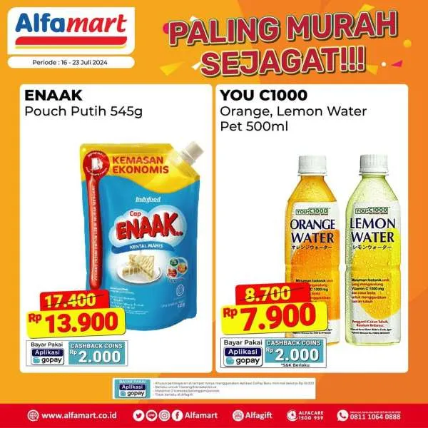 Promo Alfamart Paling Murah Sejagat Periode 16-23 Juli 2024