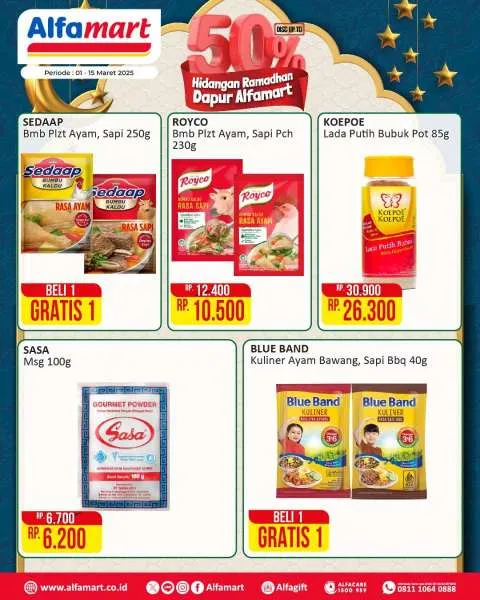 Promo Alfamart Kebutuhan Dapur Periode 1-15 Maret 2025