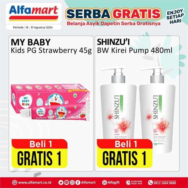 Promo Alfamart Serba Gratis 16-31 Agustus 2024