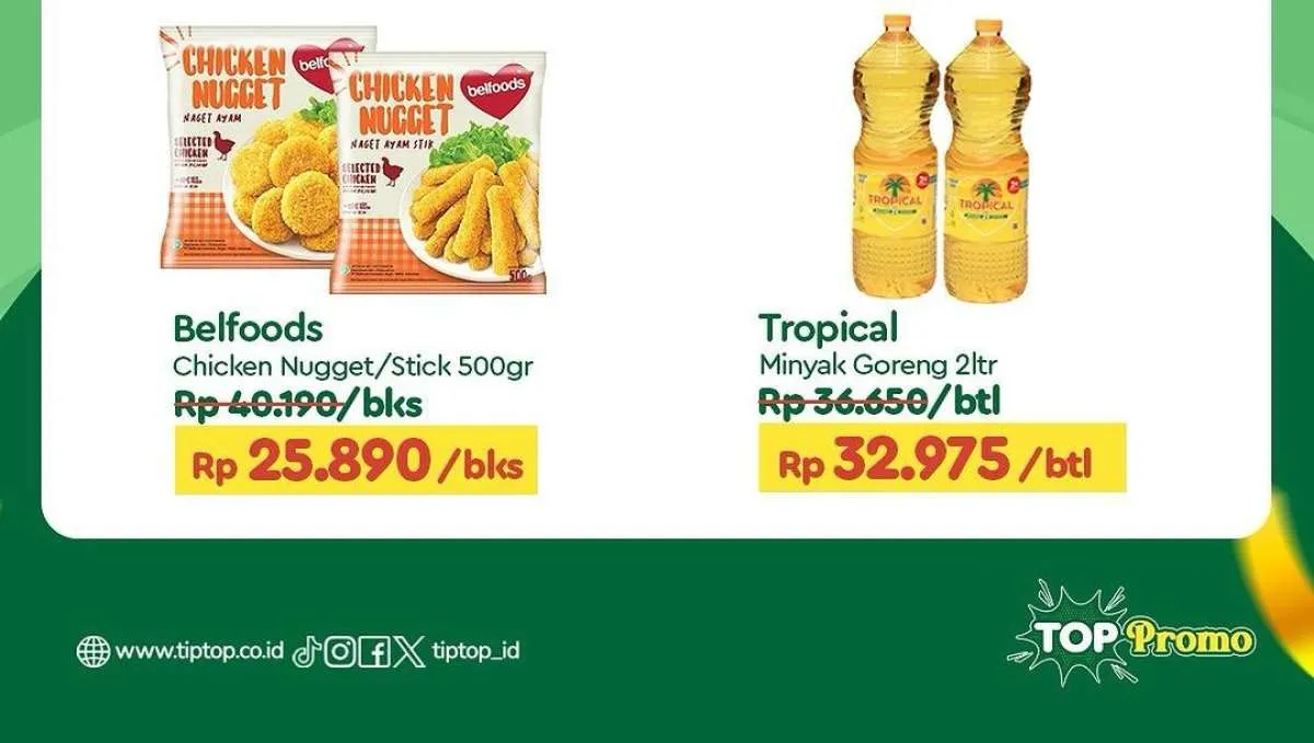 Promo Minyak Goreng Weekend di Superindo dan Tip Top Hari Ini, Tropical Harga Spesial