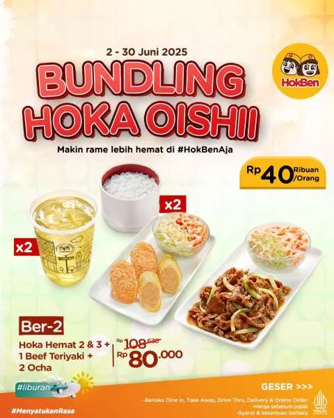Promo HokBen Bundling Hoka Oishii Berdua