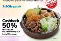 Promo HokBen dengan BRI & BCA Syariah September 2025, Diskon Spesial Weekend