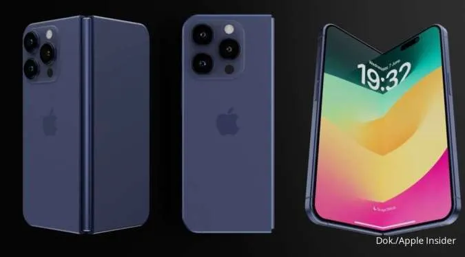 Desain iPhone Lipat Mirip Pixel Fold, Bikin Pasar Ponsel Lipat Melonjak 19%