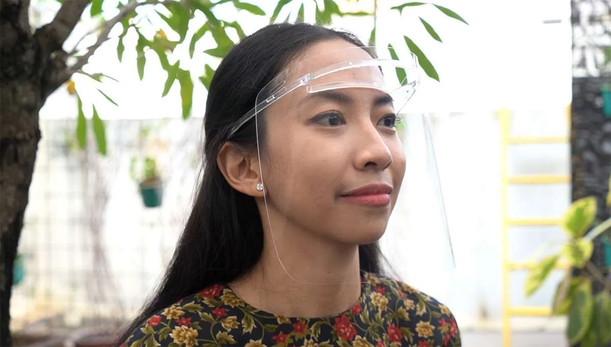 Sharp Indonesia hadirkan face shield premium, harganya Rp 299.000