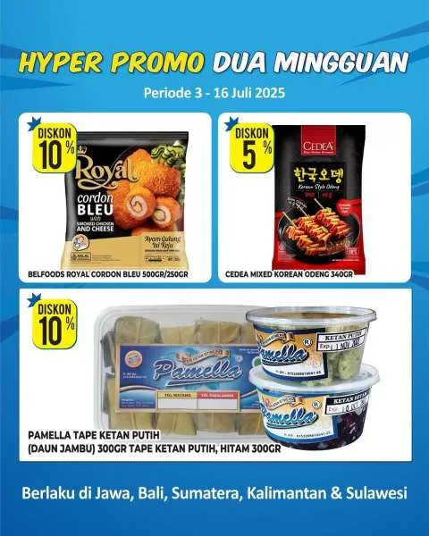 Promo Hypermart Dua Mingguan Periode 3-16 Juli 2025