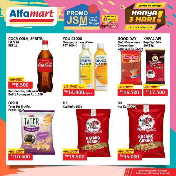 Promo JSM Alfamart 25-27 Oktober 2024