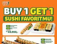 Promo Sushi Yay! Beli 1 Gratis 1, Auto Hemat di ShopeeFood Sekarang