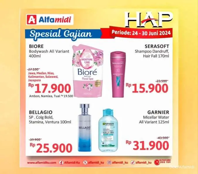 Promo Alfamidi Hemat Satu Pekan Spesial Gajian Periode 24-30 Juni 2024