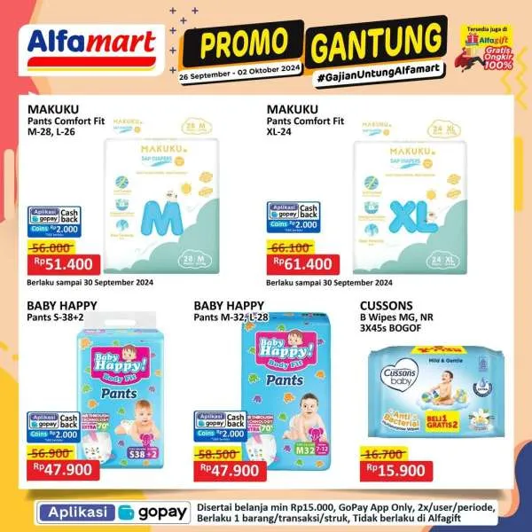 Promo Alfamart Gantung Periode 26 September-2 Oktober 2024