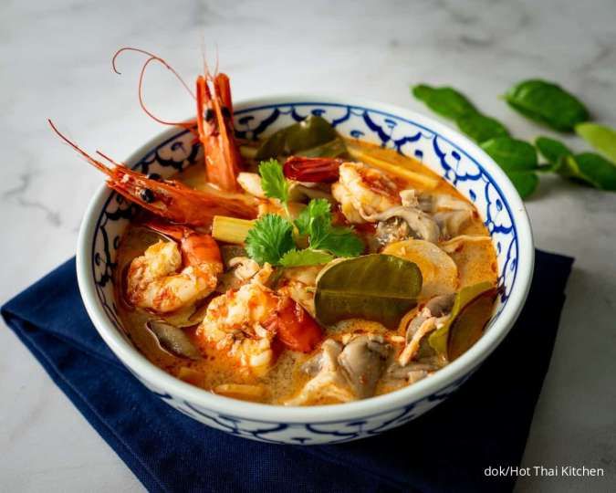 Resep Tom Yum Goong Isi Seafood dengan Kuah Pedas Asam yang Menyegarkan
