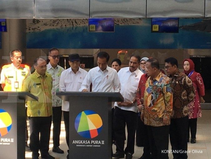 Jokowi resmikan terminal Bandara Depati Amir Pangkal Pinang